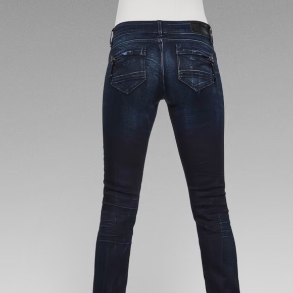 G-STAR MIDGE CODY MID SKINNY JEANS (W 25 / L 30) - Picture 2 of 11